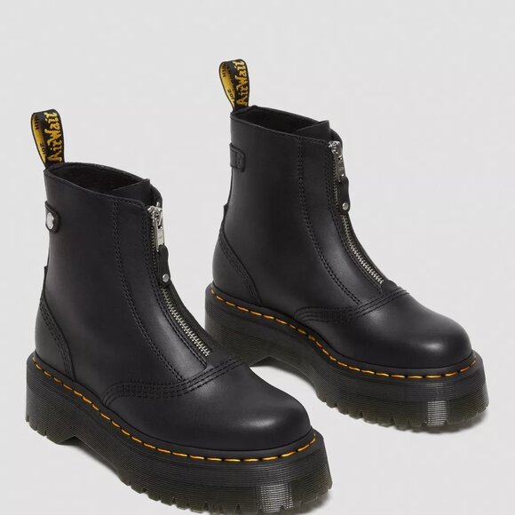 Dr Martens Jetta Sendal Leather Boots Black Men Size 10 US NEW RARE - Picture 12 of 16